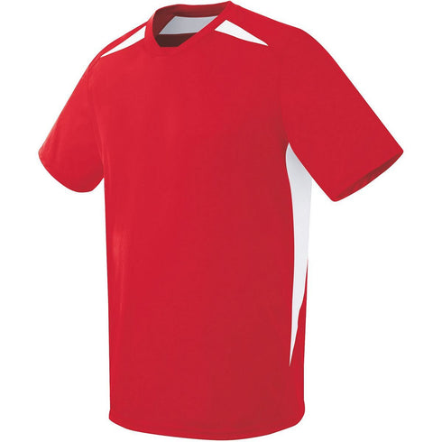 Russell Athletic Youth Hawk Jersey (322871), Color 'Scarlet/White'